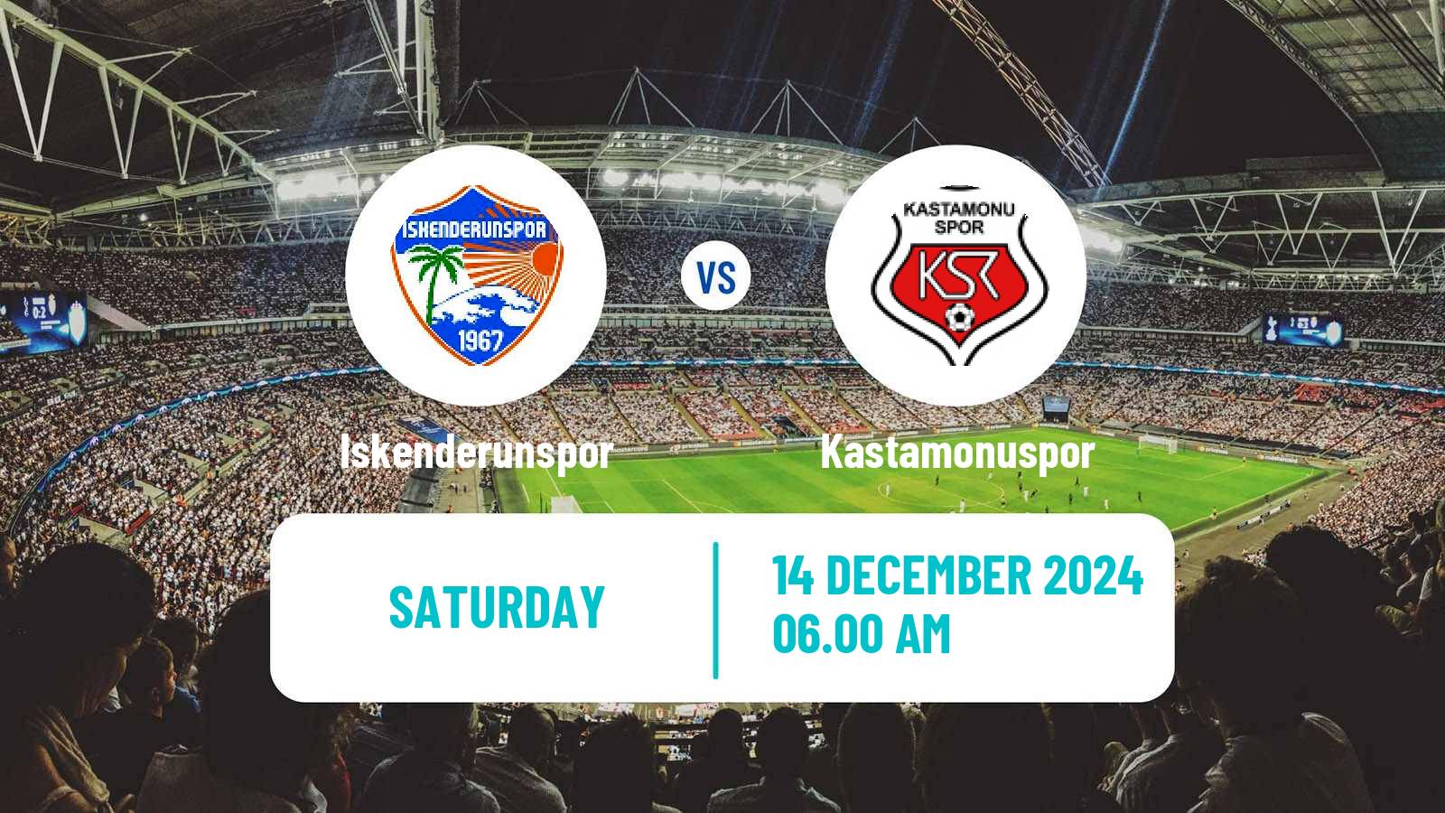 Soccer Turkish Second League White Group Iskenderunspor - Kastamonuspor