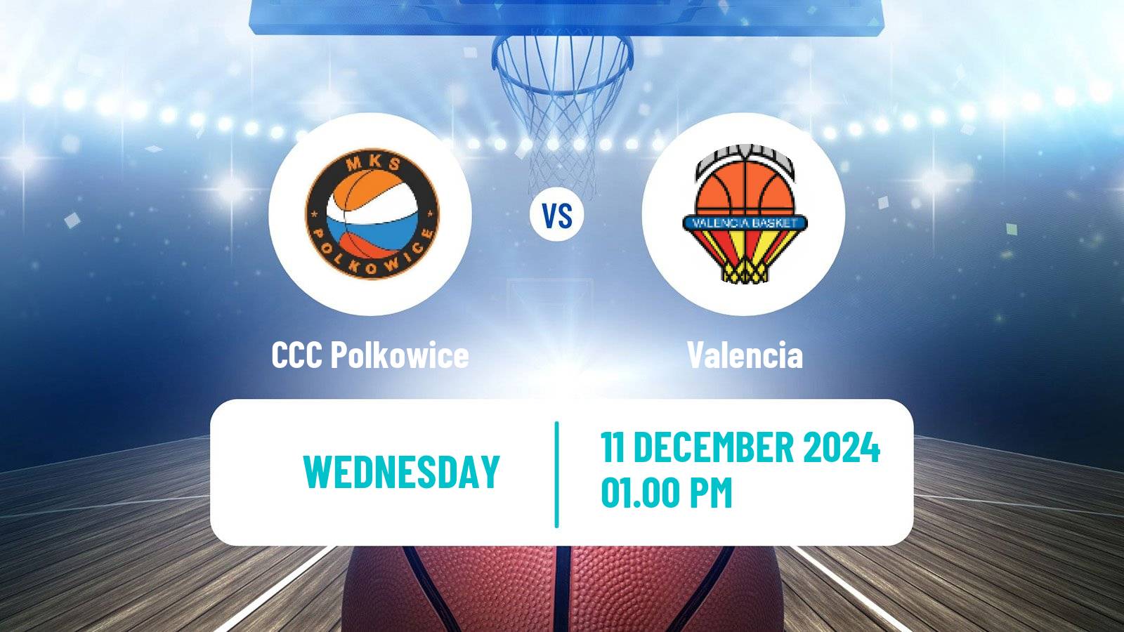 Basketball Euroleague Women CCC Polkowice - Valencia