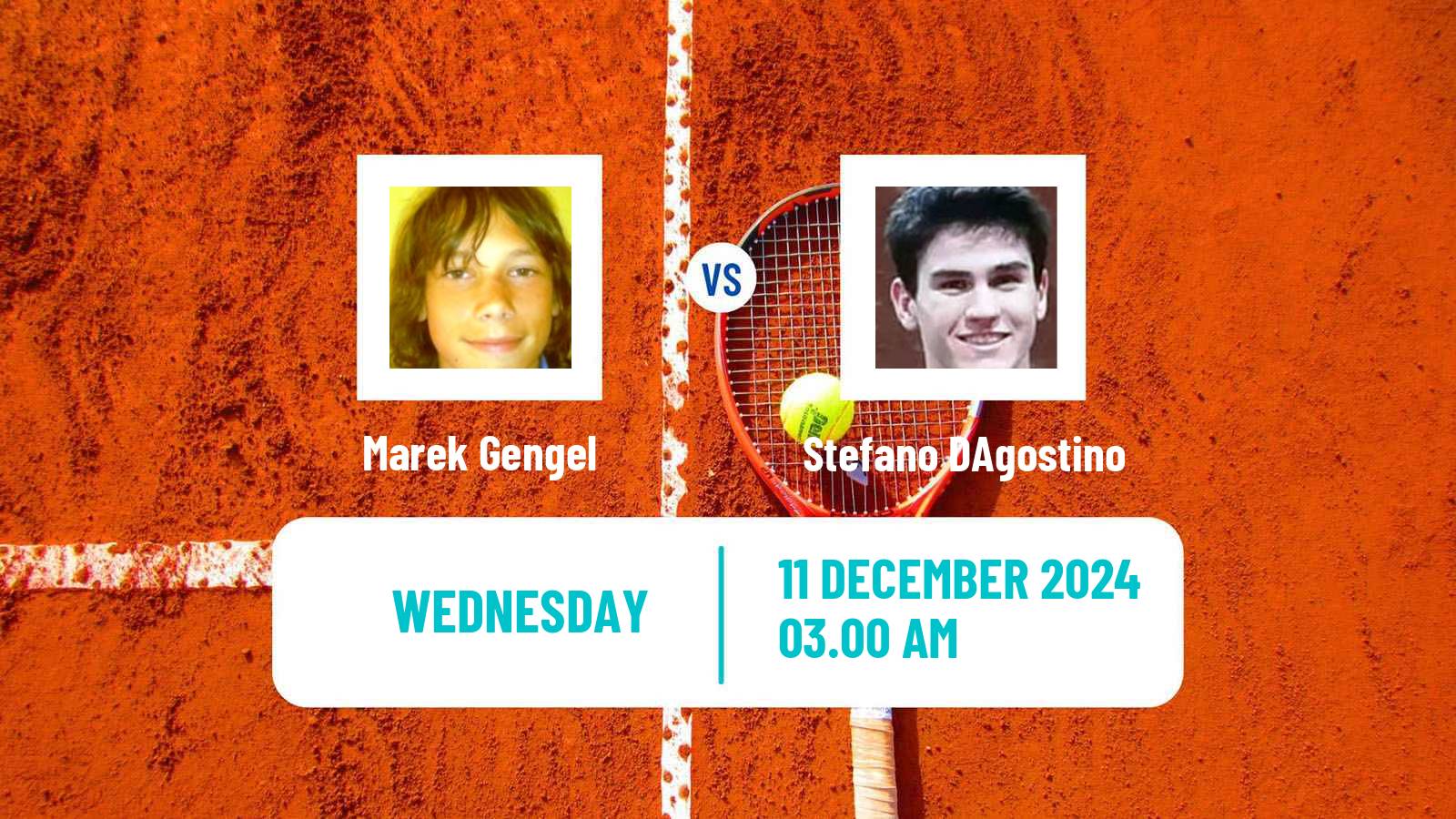 Tennis ITF M15 Sharm Elsheikh 20 Men Marek Gengel - Stefano DAgostino