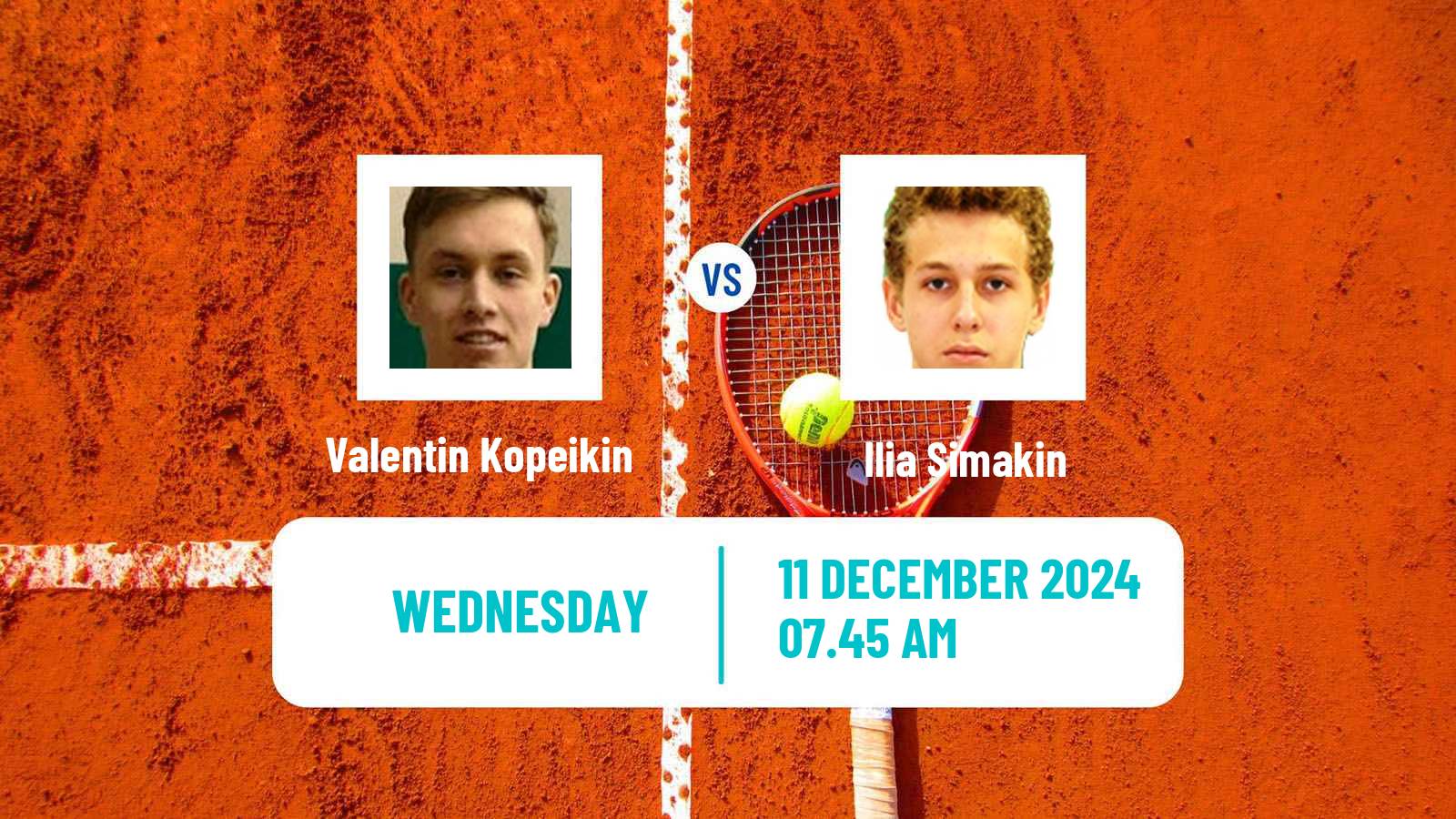 Tennis ITF M15 Sharm Elsheikh 20 Men Valentin Kopeikin - Ilia Simakin