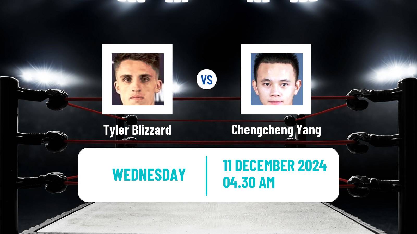 Boxing Featherweight Others Matches Men Tyler Blizzard - Chengcheng Yang