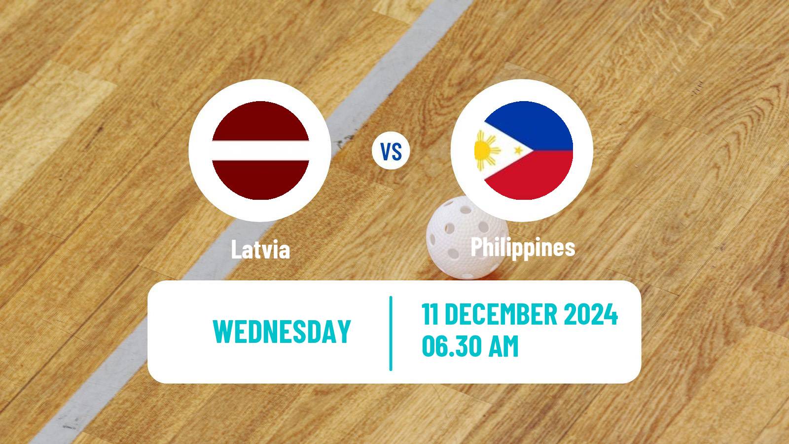 Floorball World Championship Floorball Latvia - Philippines