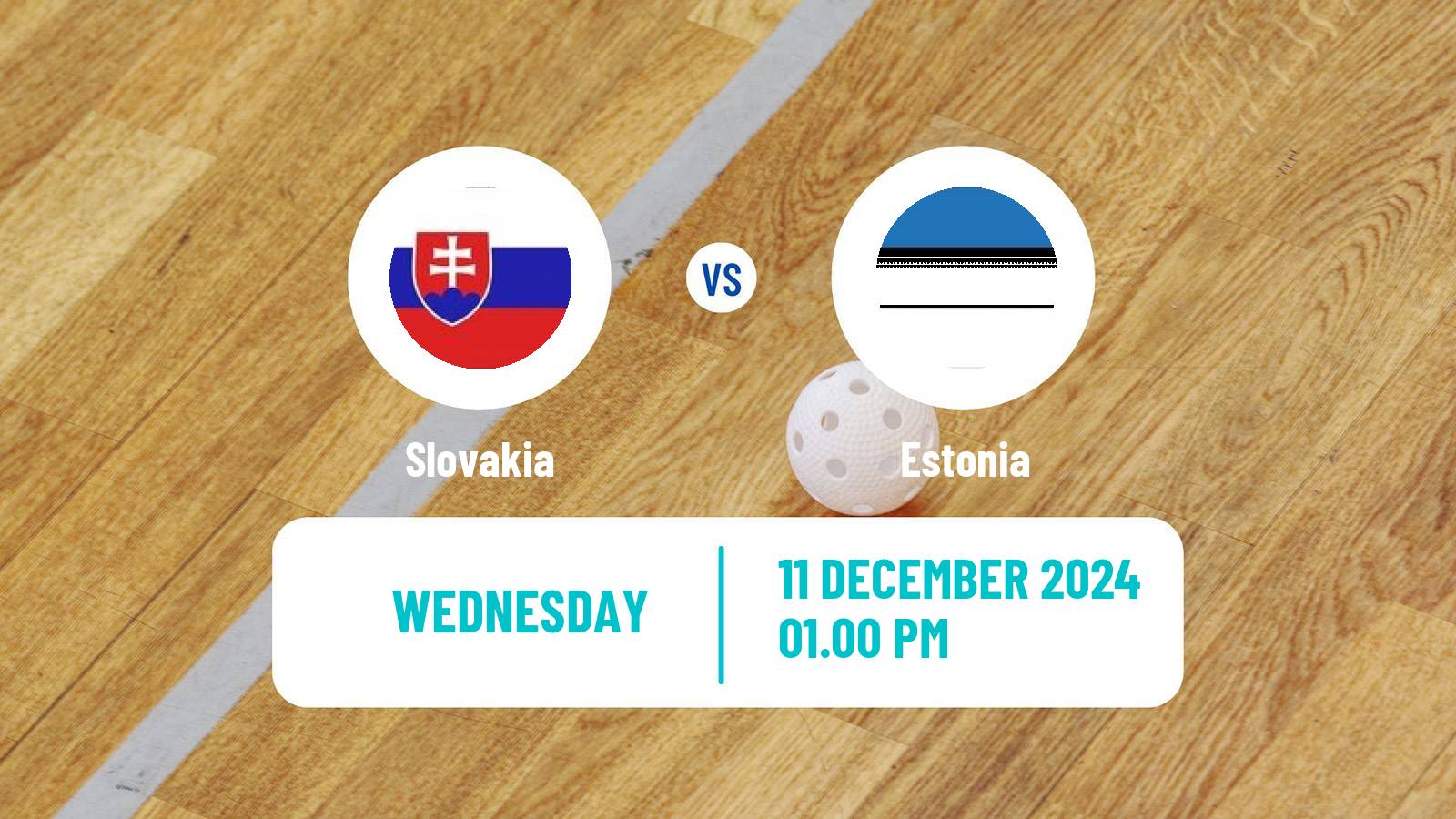 Floorball World Championship Floorball Slovakia - Estonia