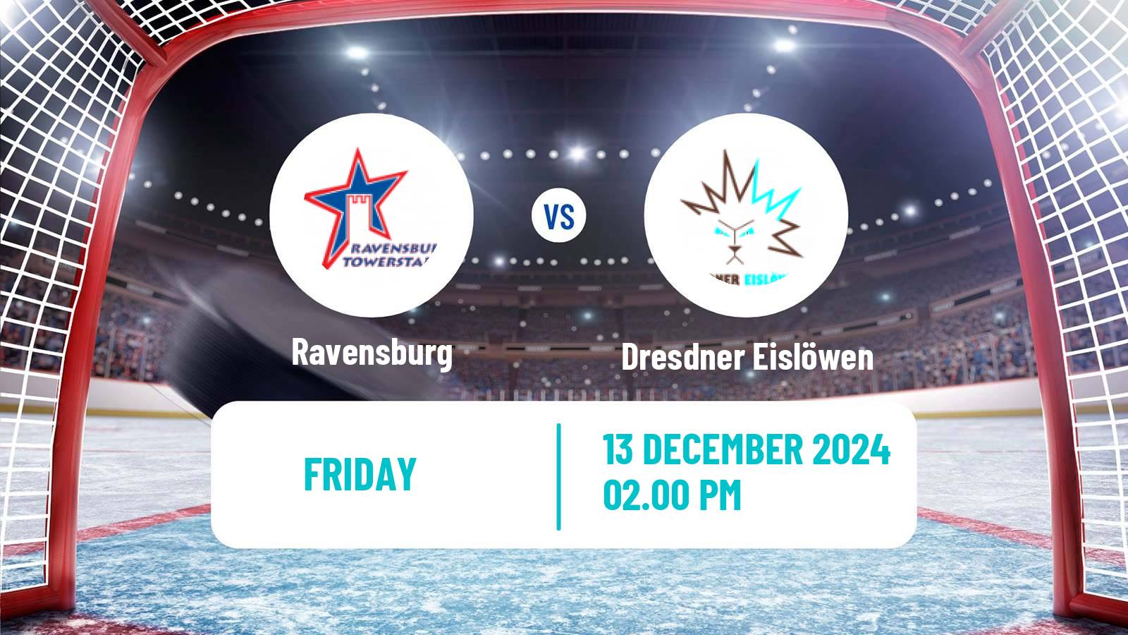 Hockey German DEL2 Ravensburg - Dresdner Eislöwen