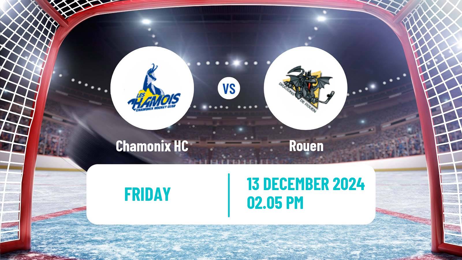 Hockey French Ligue Magnus Chamonix - Rouen