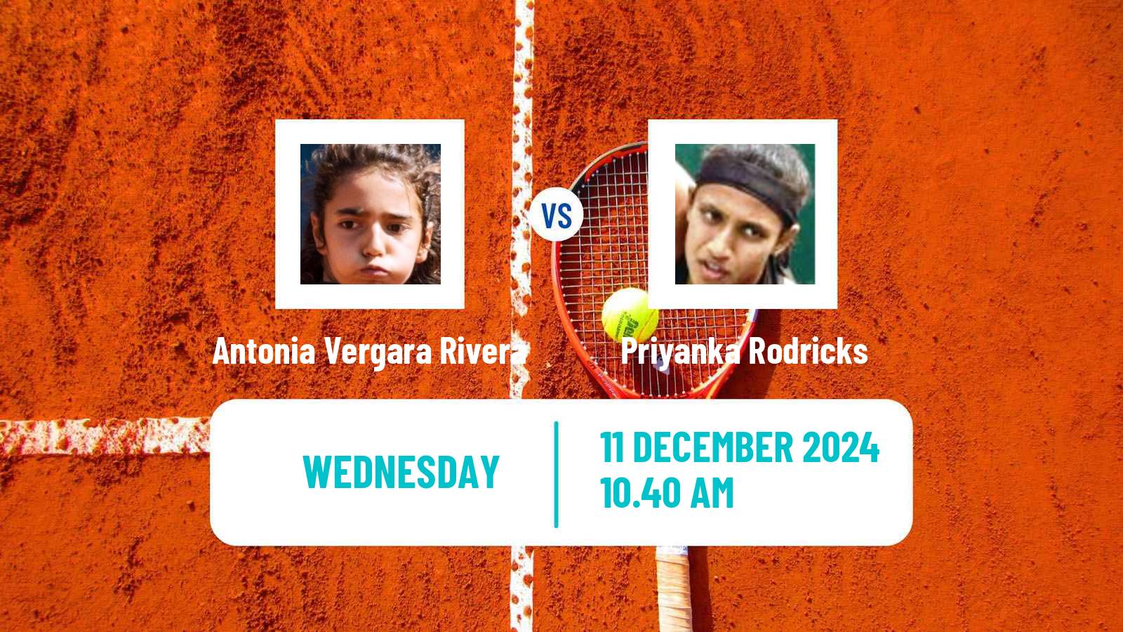 Tennis ITF W15 Mogi Das Cruzes Women Antonia Vergara Rivera - Priyanka Rodricks