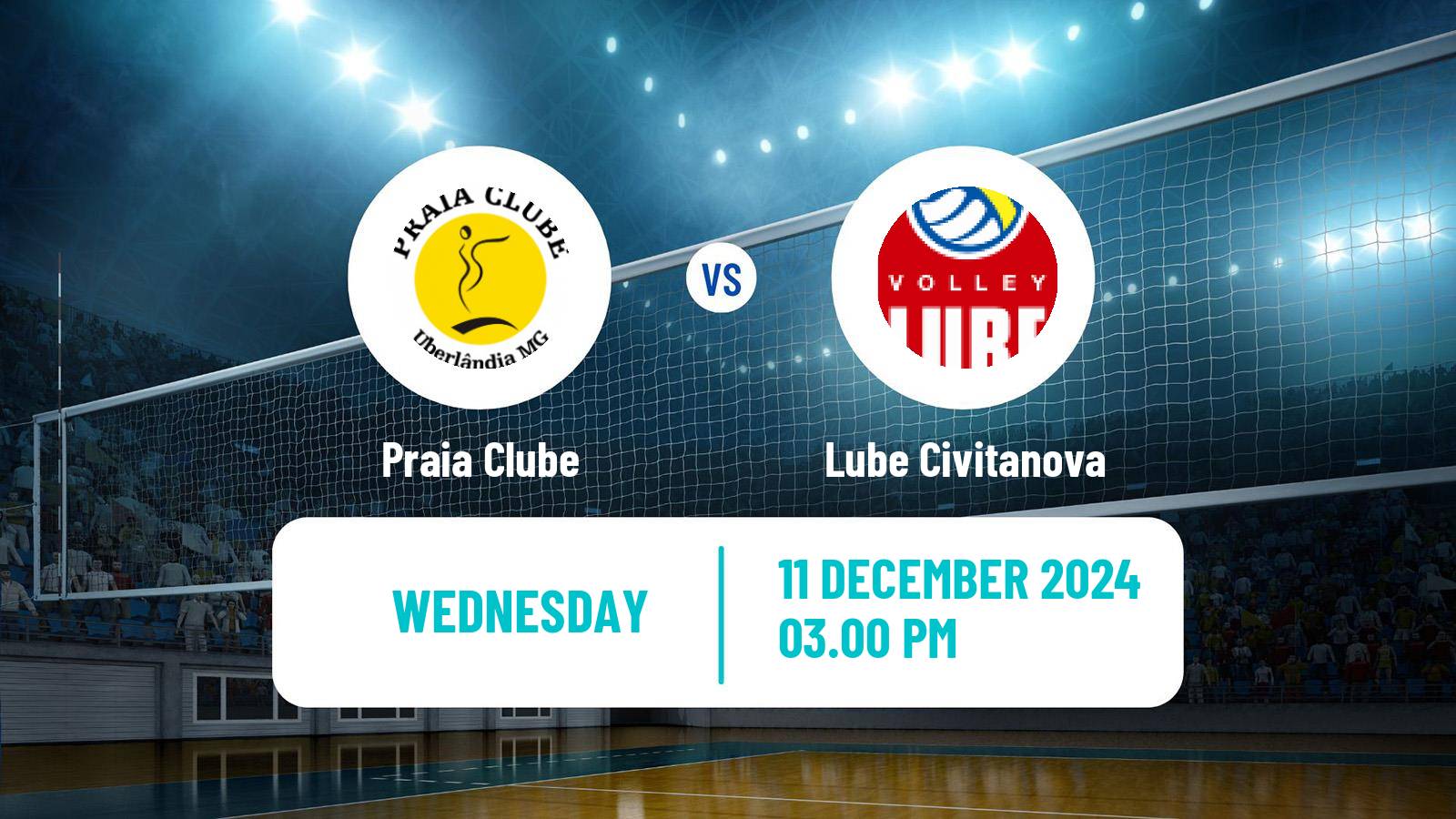 Volleyball Club World Championship Volleyball Praia Clube - Lube Civitanova