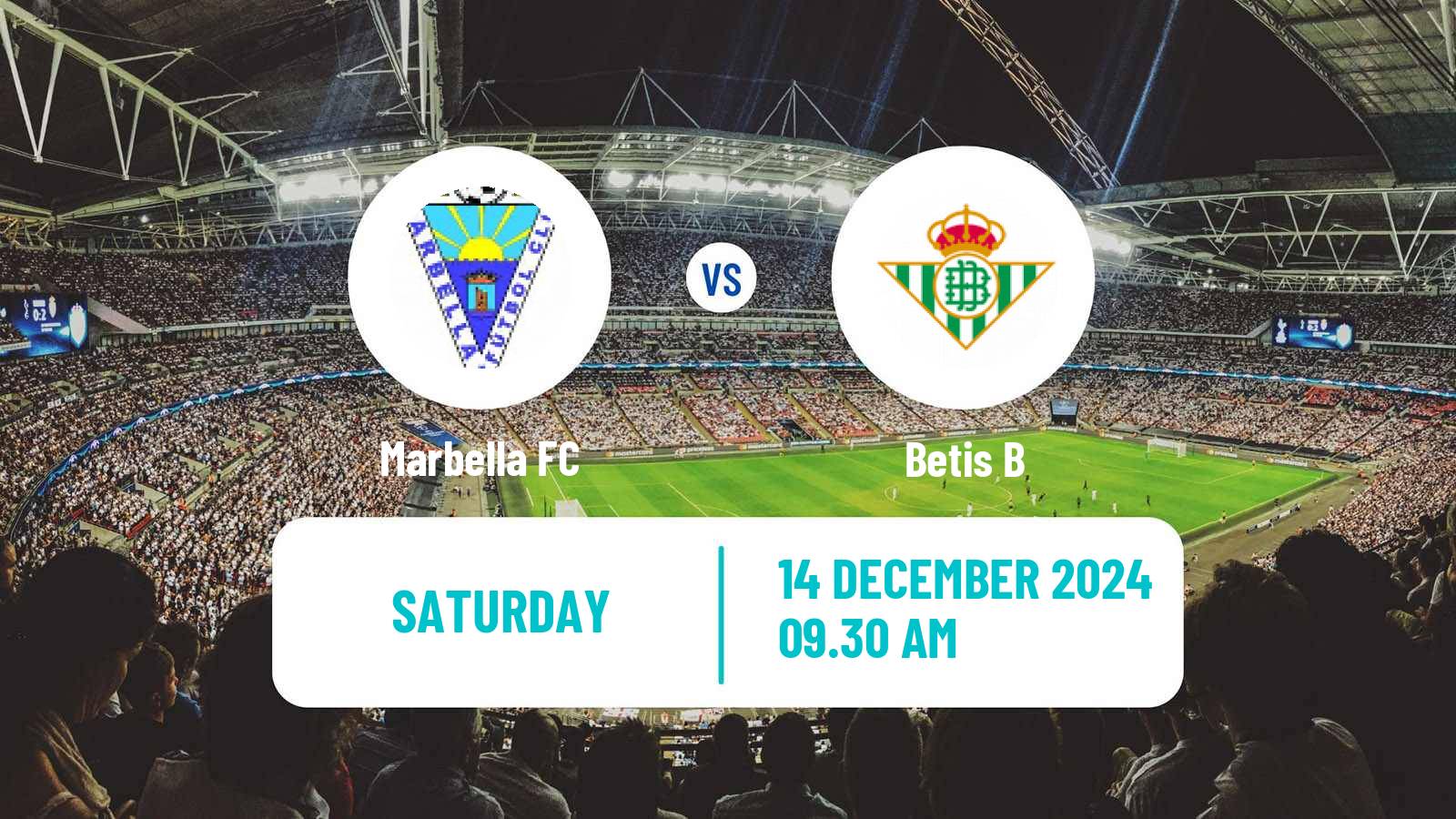 Soccer Spanish Primera RFEF Group 2 Marbella - Betis B