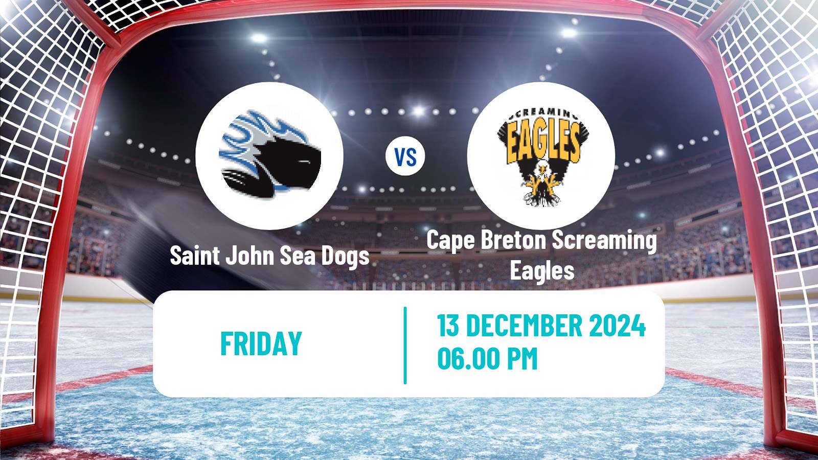 Hockey QMJHL Saint John Sea Dogs - Cape Breton Screaming Eagles