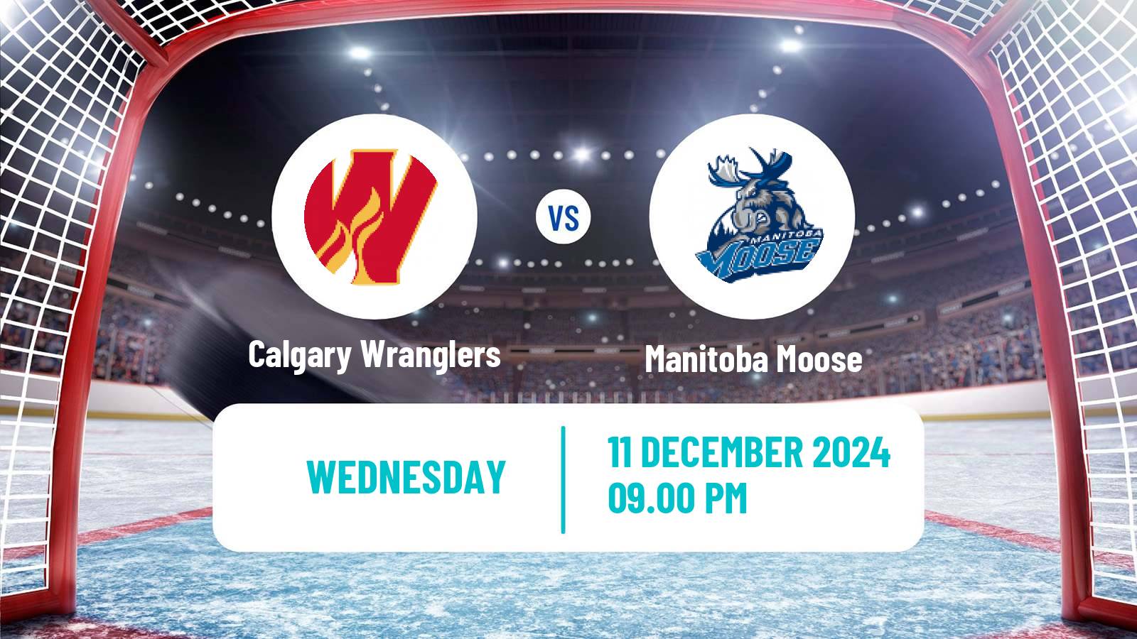 Hockey AHL Calgary Wranglers - Manitoba Moose