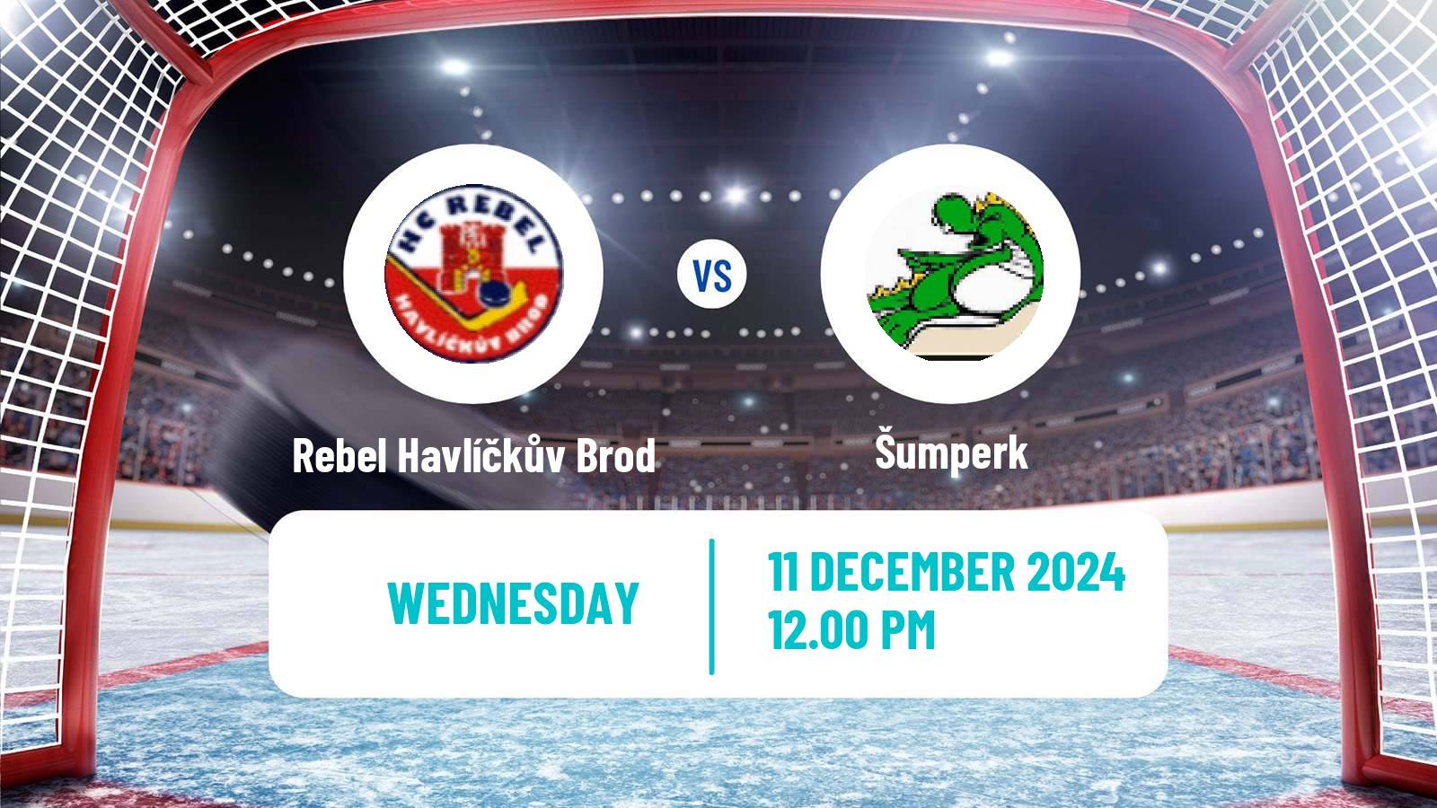 Hockey Czech 2 Liga Hockey East Rebel Havlíčkův Brod - Šumperk