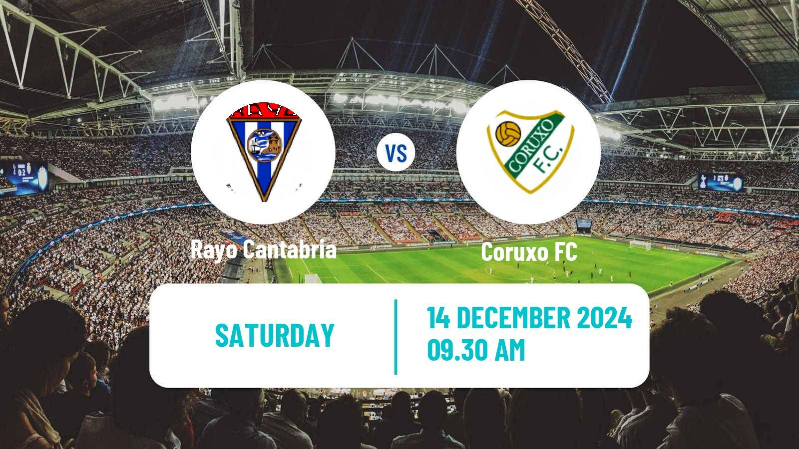 Soccer Spanish Segunda RFEF - Group 1 Rayo Cantabria - Coruxo