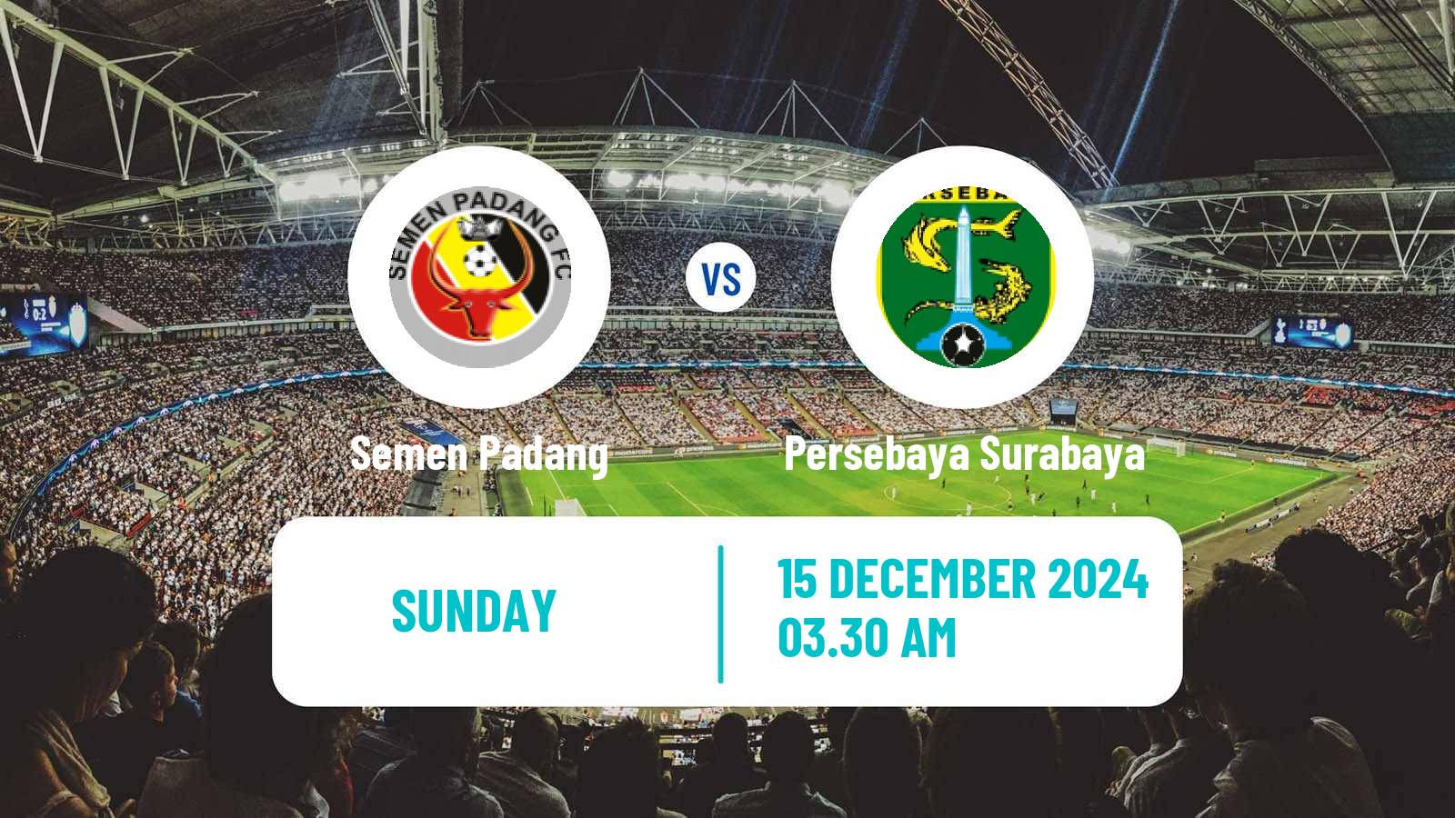 Soccer Indonesian Liga 1 Semen Padang - Persebaya Surabaya