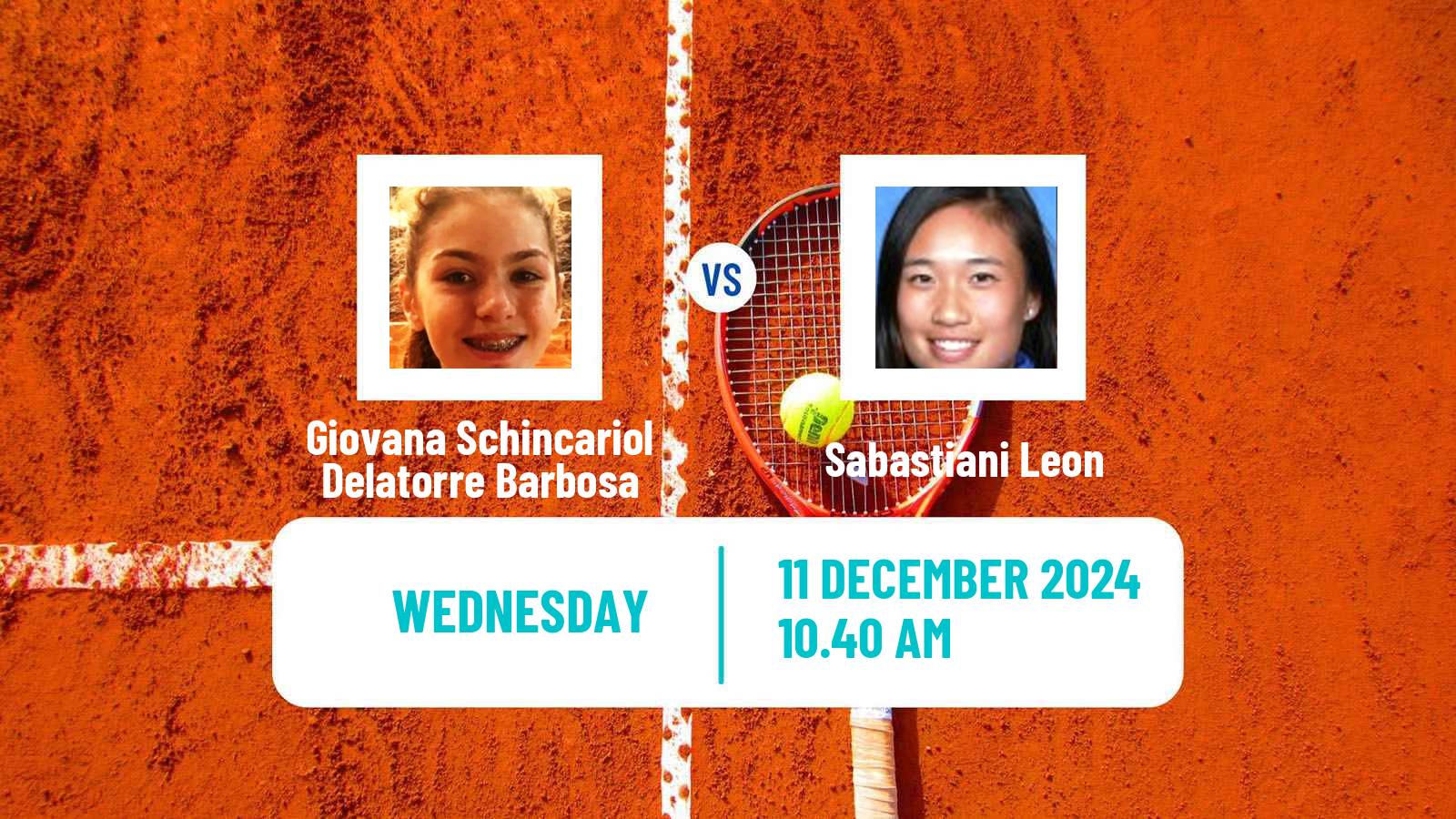 Tennis ITF W15 Mogi Das Cruzes Women Giovana Schincariol Delatorre Barbosa - Sabastiani Leon