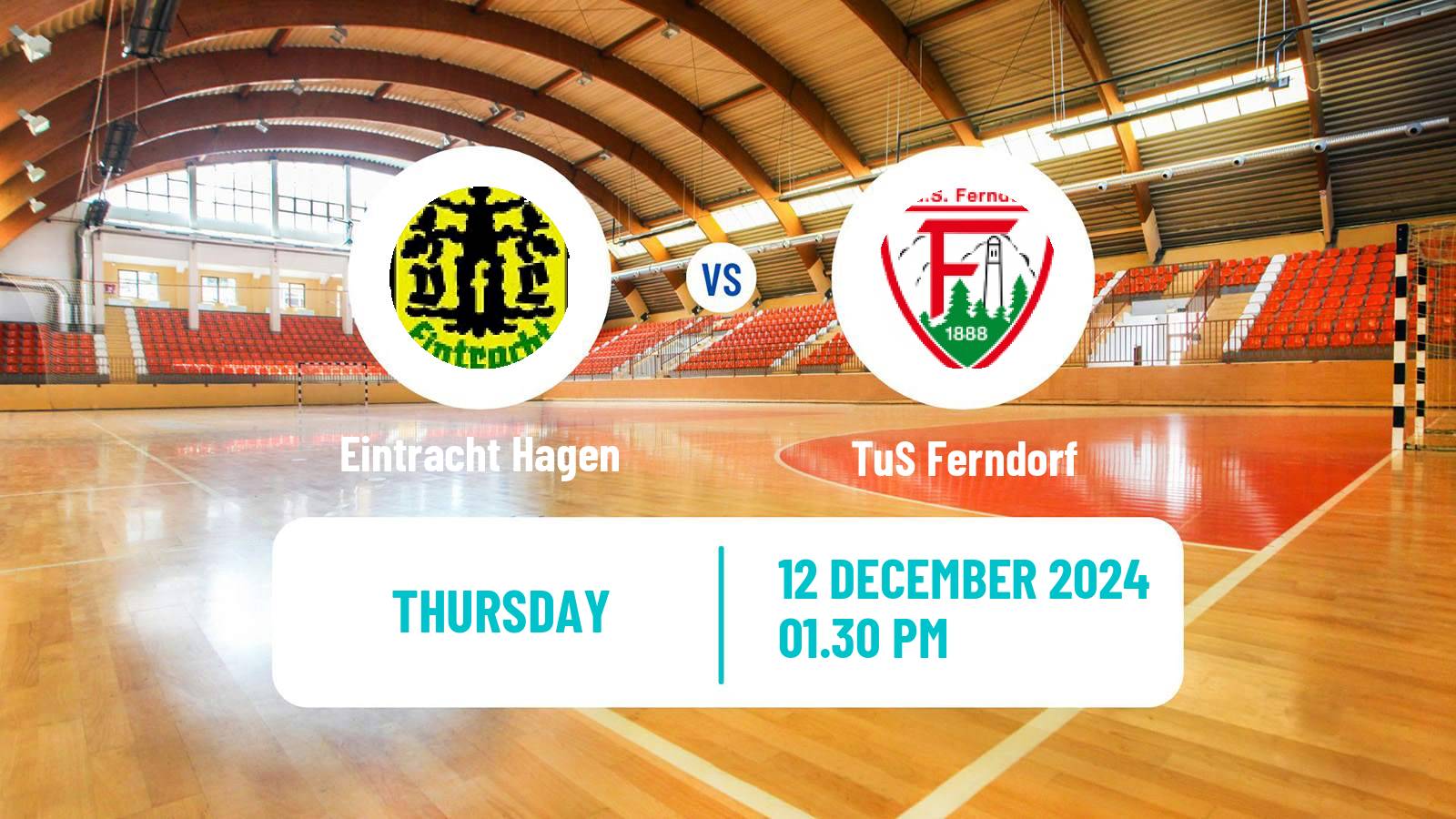 Handball German 2 Bundesliga Handball Eintracht Hagen - Ferndorf