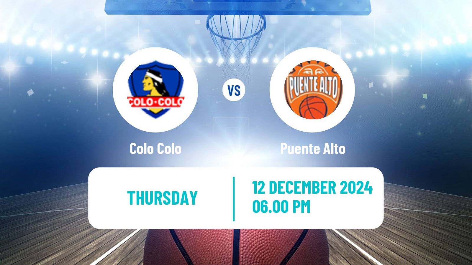 Basketball Chilean Copa Basketball Colo Colo - Puente Alto