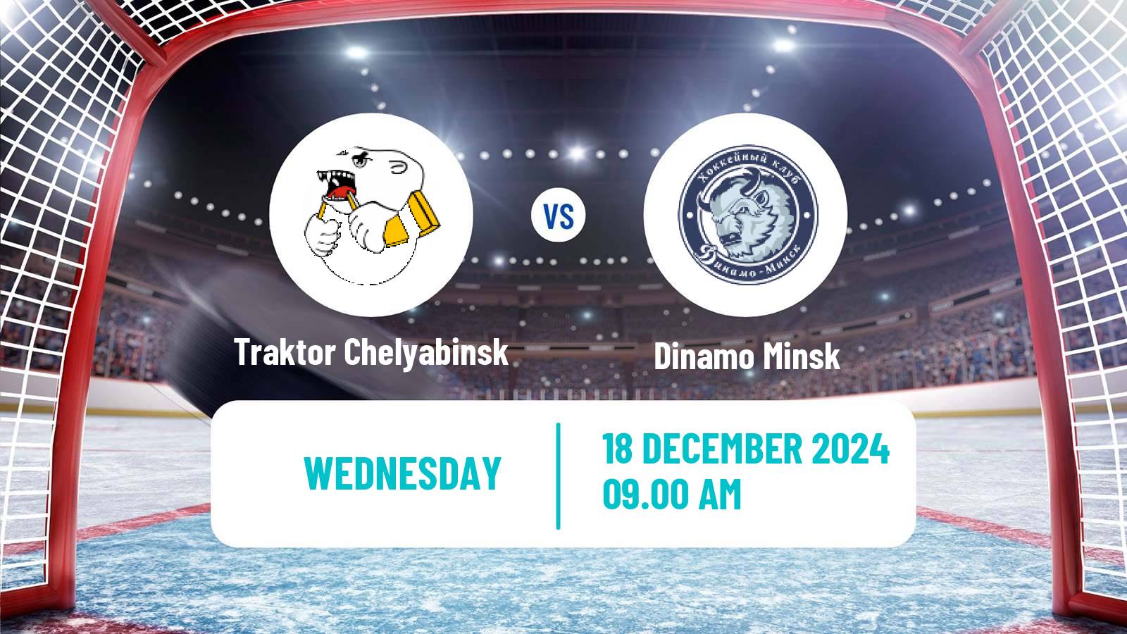 Hockey KHL Traktor Chelyabinsk - Dinamo Minsk