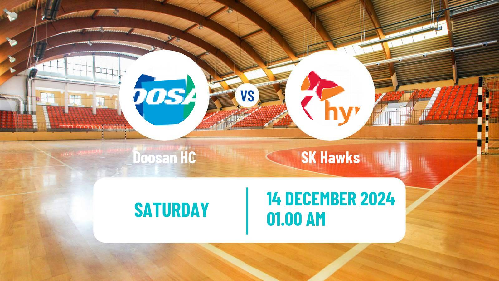 Handball South Korean 1st League Handball Doosan - SK Hawks