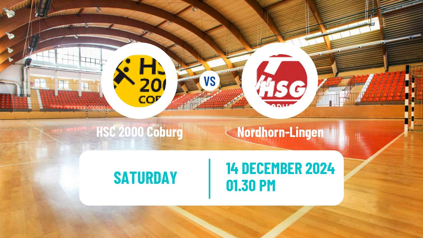 Handball German 2 Bundesliga Handball HSC 2000 Coburg - Nordhorn-Lingen