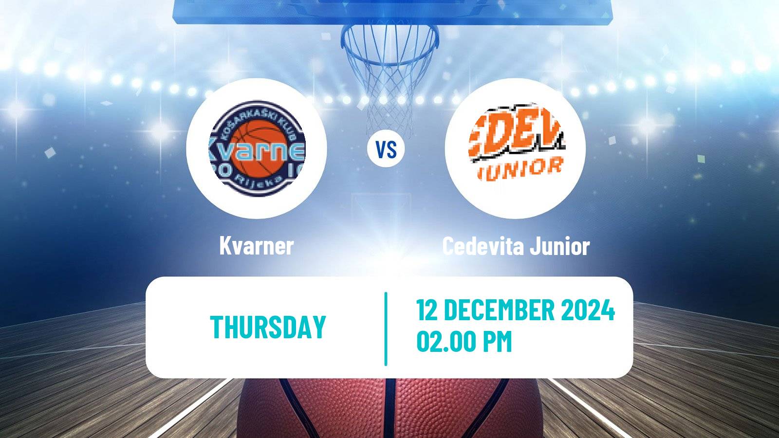 Basketball Croatian Cup Basketball Kvarner - Cedevita Junior