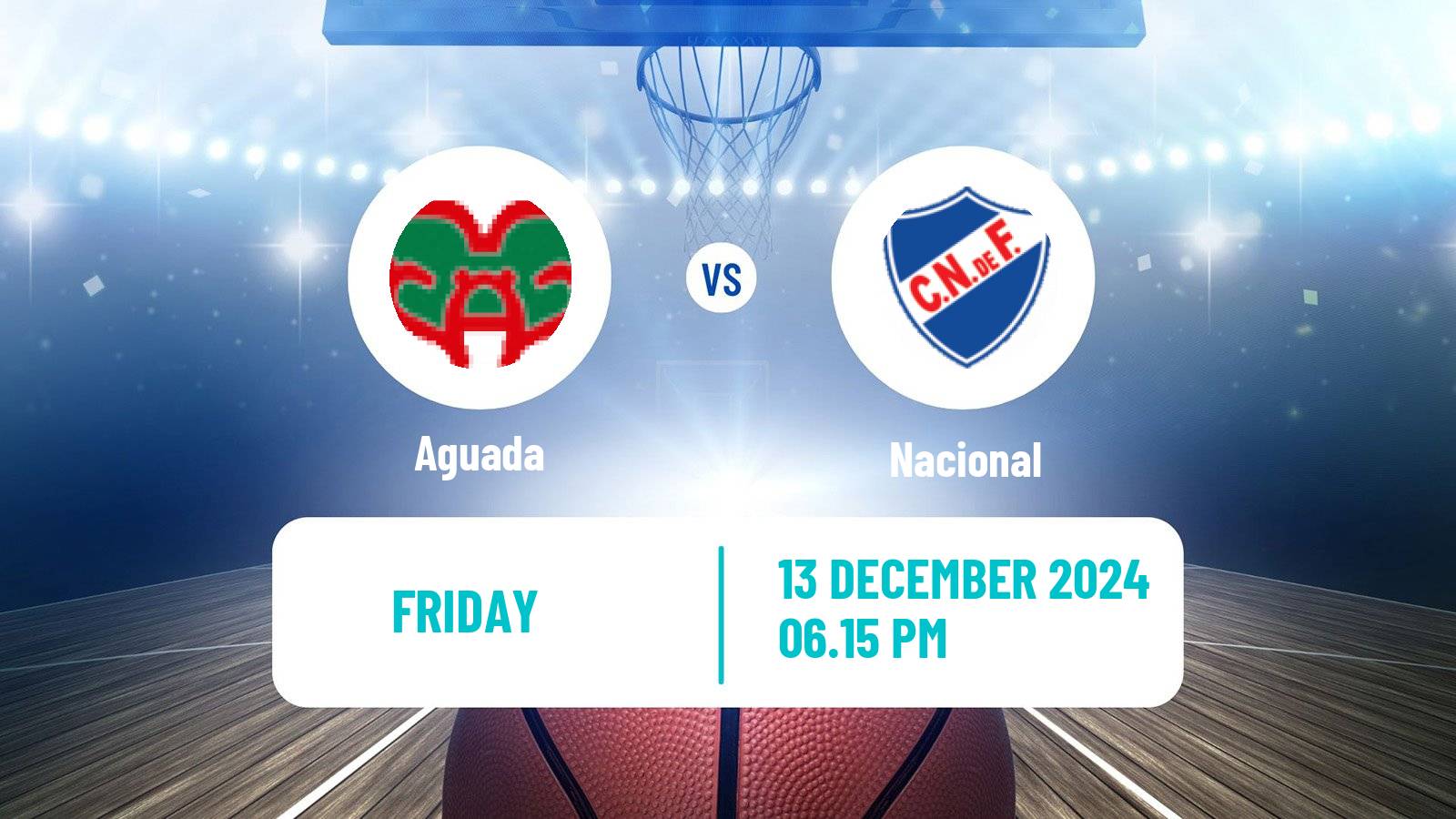 Basketball Uruguayan Liga Basketball Aguada - Nacional