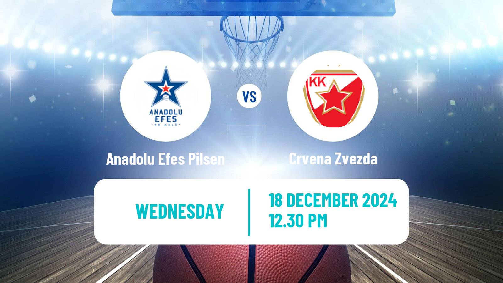 Basketball Euroleague Anadolu Efes Pilsen - Crvena Zvezda