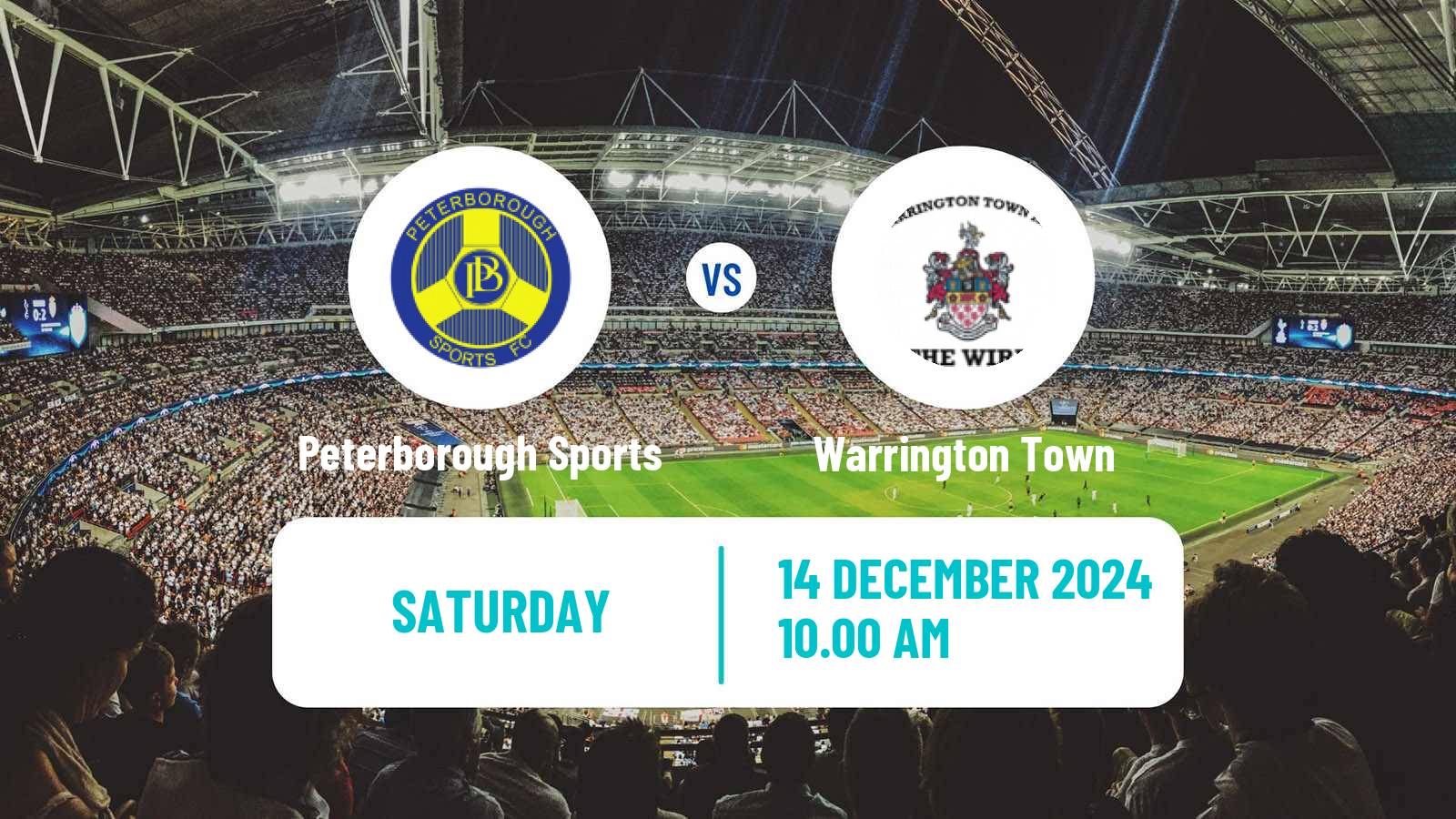 Soccer English National League North Peterborough Sports - Warrington Town