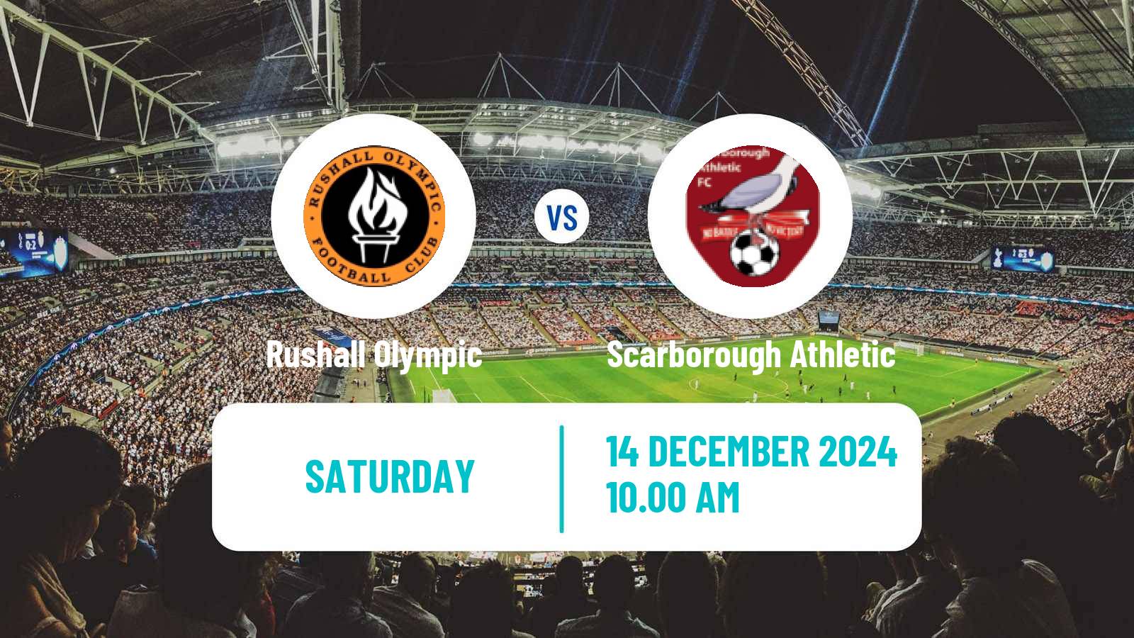 Soccer English National League North Rushall Olympic - Scarborough Athletic