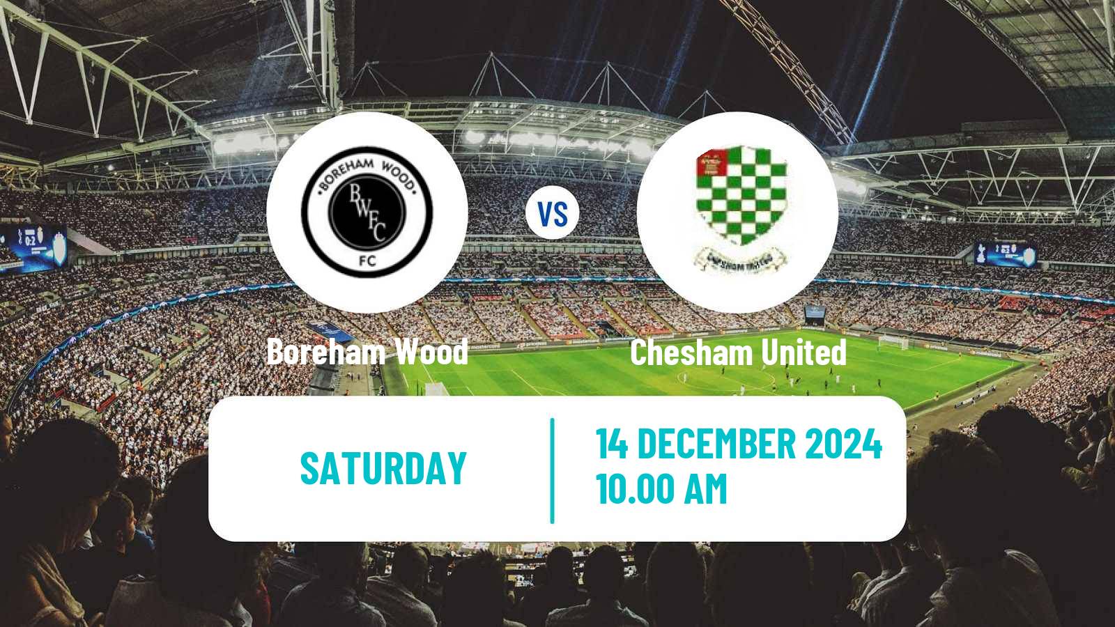 Soccer English National League South Boreham Wood - Chesham United