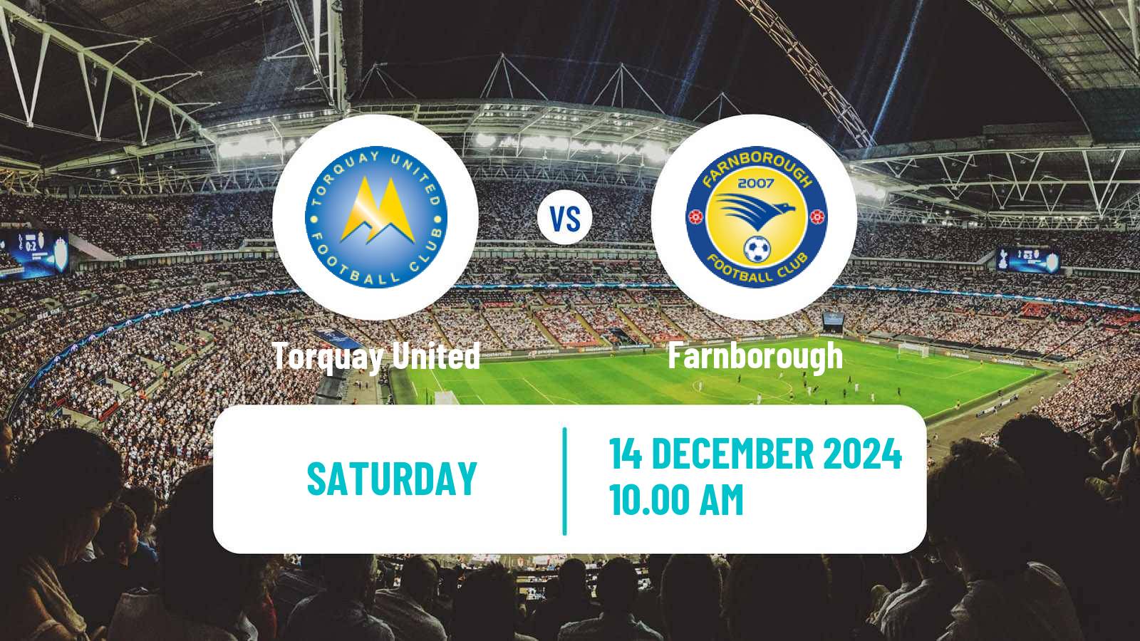 Soccer English National League South Torquay United - Farnborough