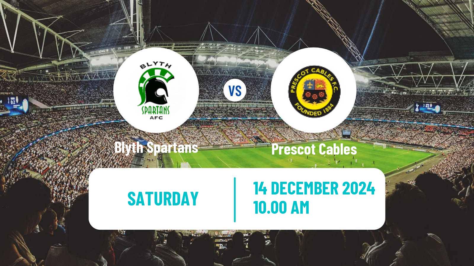 Soccer English NPL Premier Division Blyth Spartans - Prescot Cables