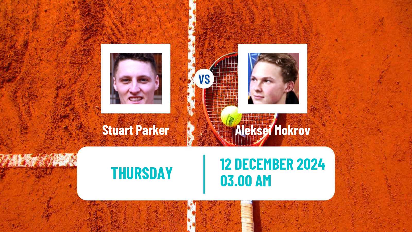 Tennis ITF M15 Sharm Elsheikh 20 Men Stuart Parker - Aleksei Mokrov