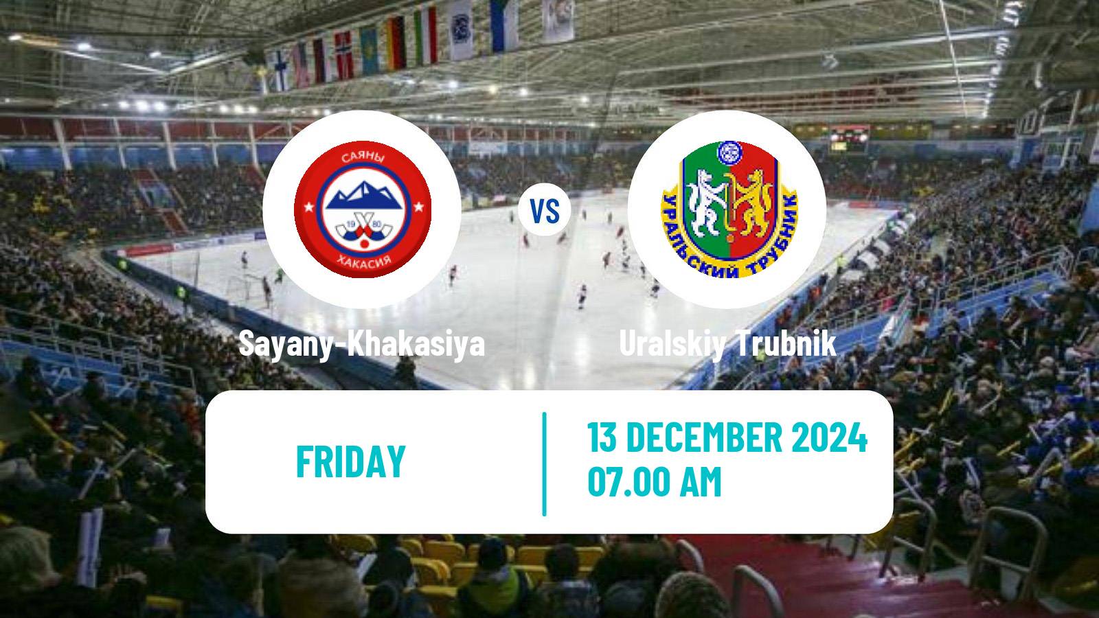 Bandy Russian Super League Bandy Sayany-Khakasiya - Uralskiy Trubnik