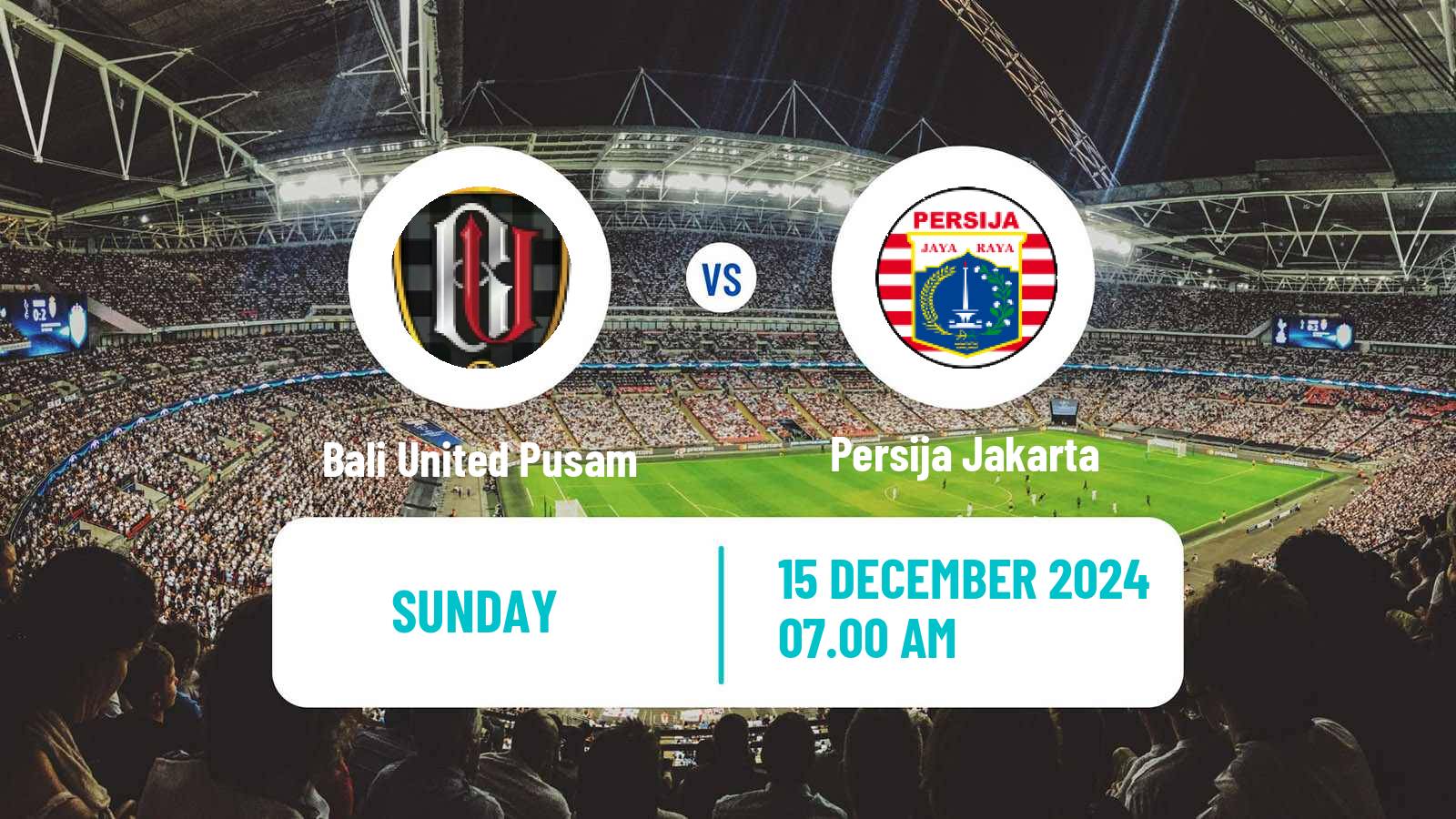 Soccer Indonesian Liga 1 Bali United Pusam - Persija Jakarta