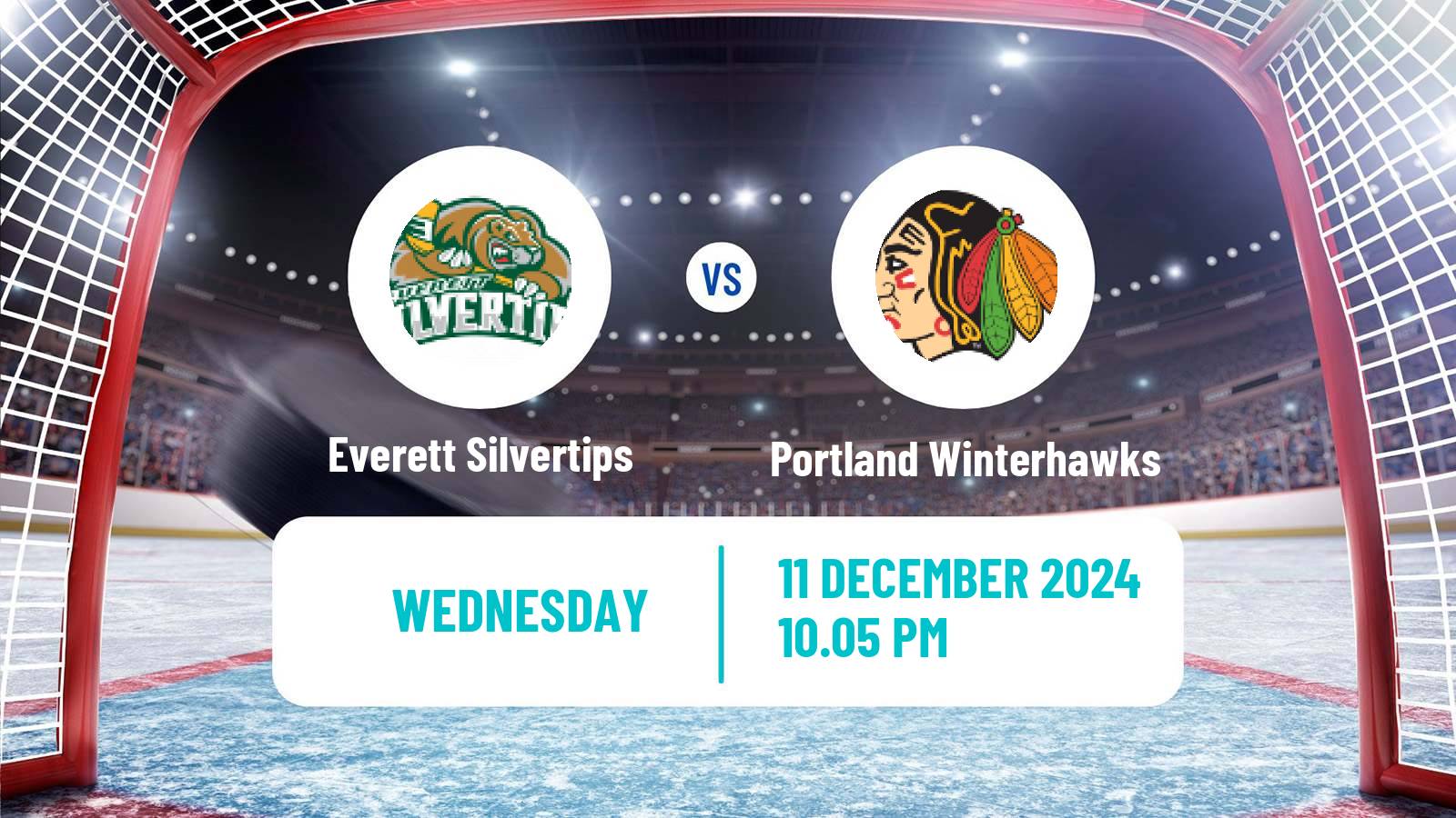 Hockey WHL Everett Silvertips - Portland Winterhawks