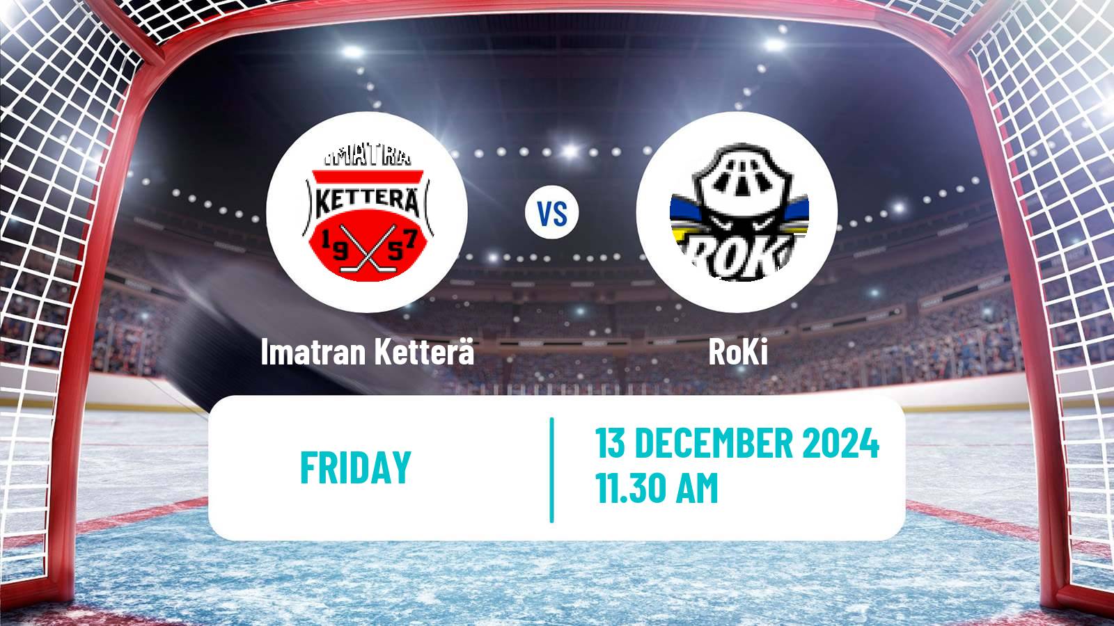 Hockey Finnish Mestis Imatran Ketterä - RoKi