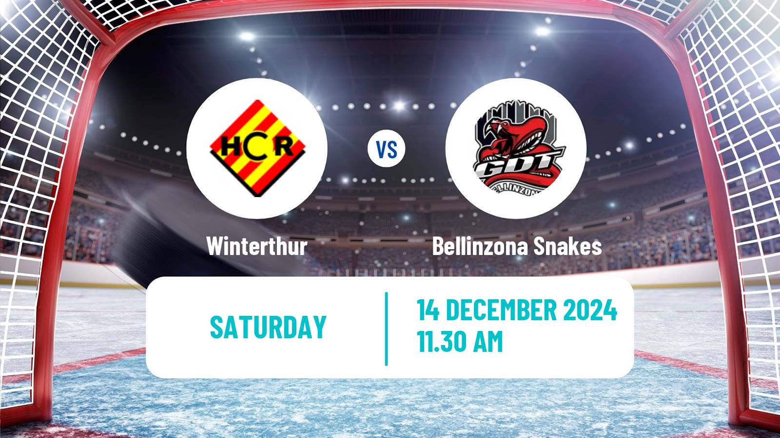 Hockey Swiss League Hockey Winterthur - Bellinzona Snakes