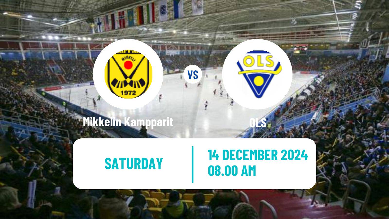 Bandy Finnish Bandyliiga Mikkelin Kampparit - OLS