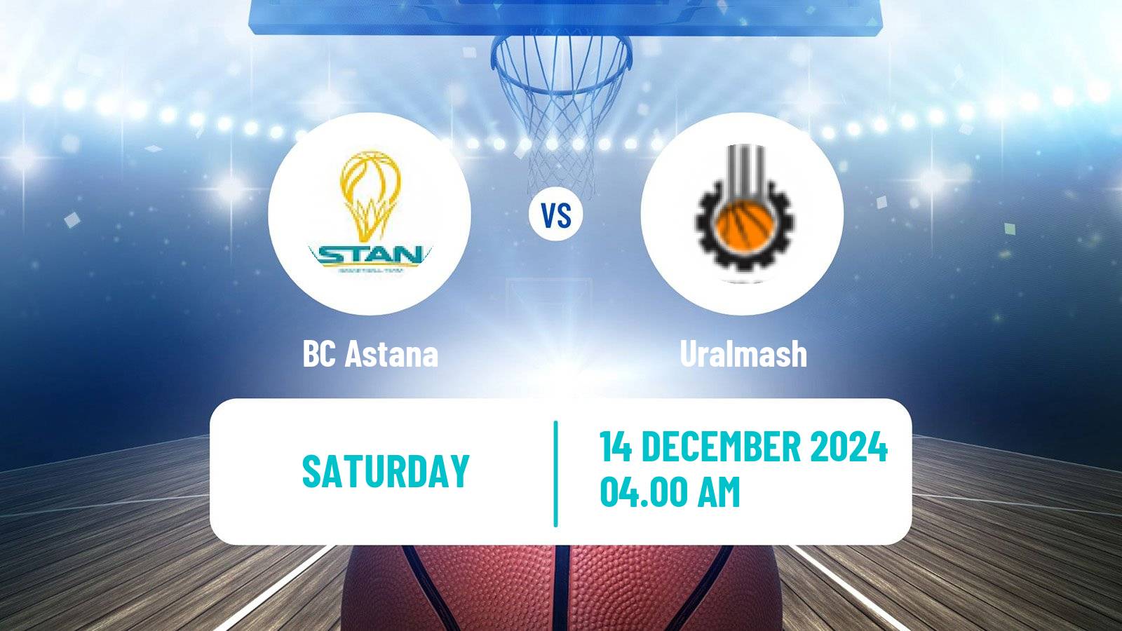 Basketball VTB United League Astana - Uralmash