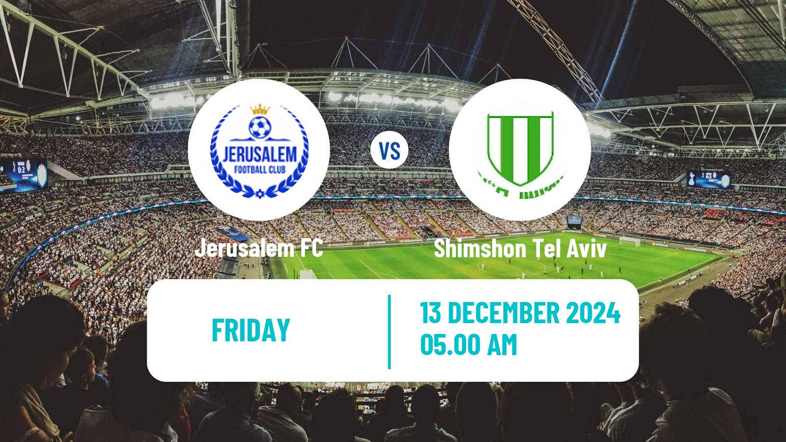 Soccer Israeli Liga Alef South Jerusalem FC - Shimshon Tel Aviv