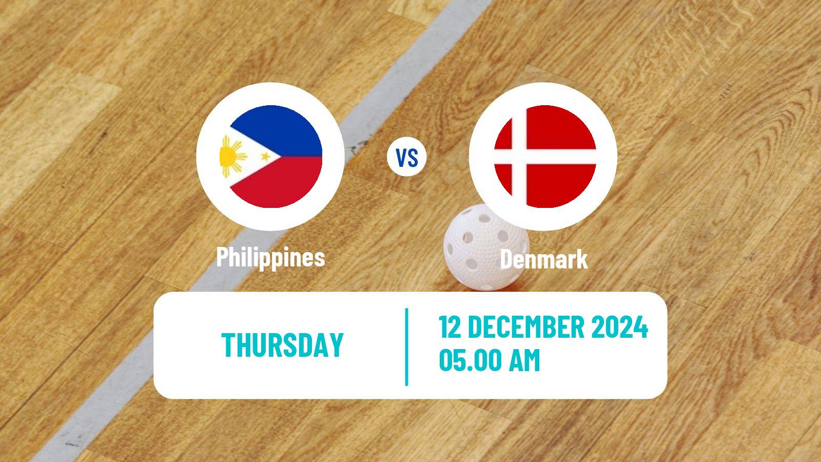 Floorball World Championship Floorball Philippines - Denmark