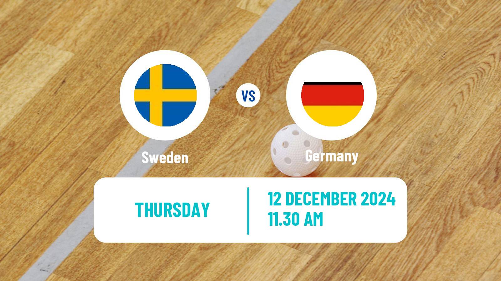 Floorball World Championship Floorball Sweden - Germany