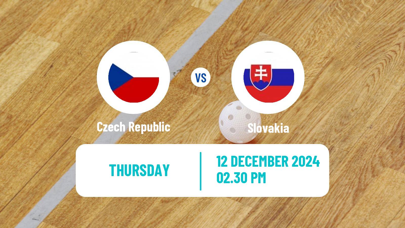 Floorball World Championship Floorball Czech Republic - Slovakia