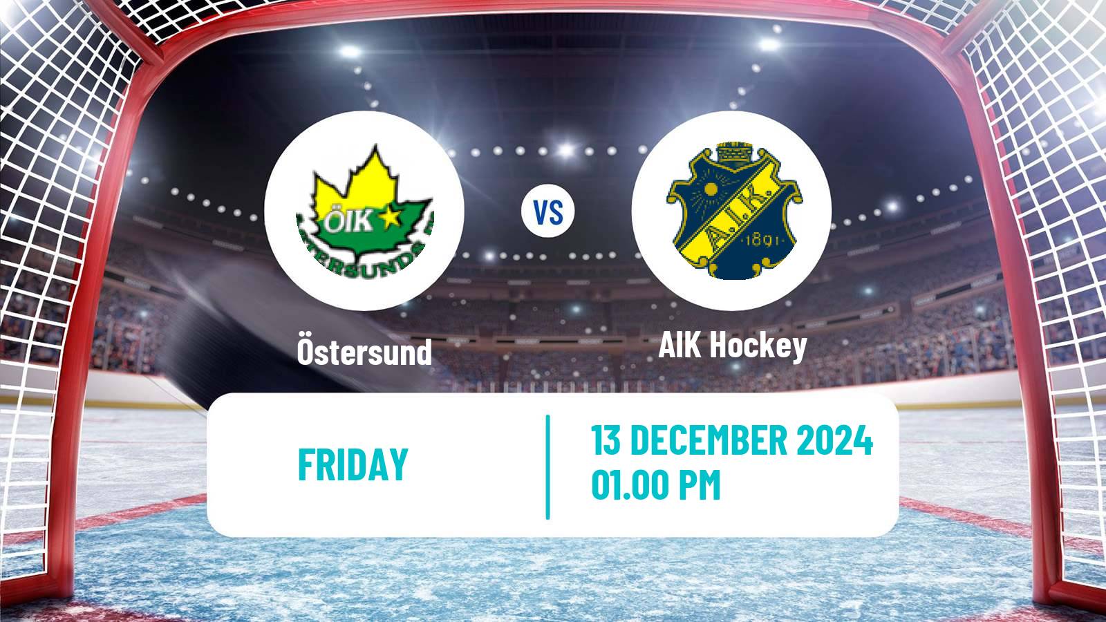 Hockey Swedish Hockey Allsvenskan Östersund - AIK