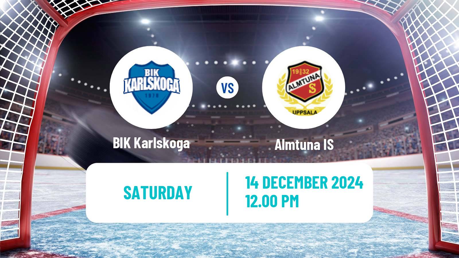 Hockey Swedish Hockey Allsvenskan BIK Karlskoga - Almtuna IS