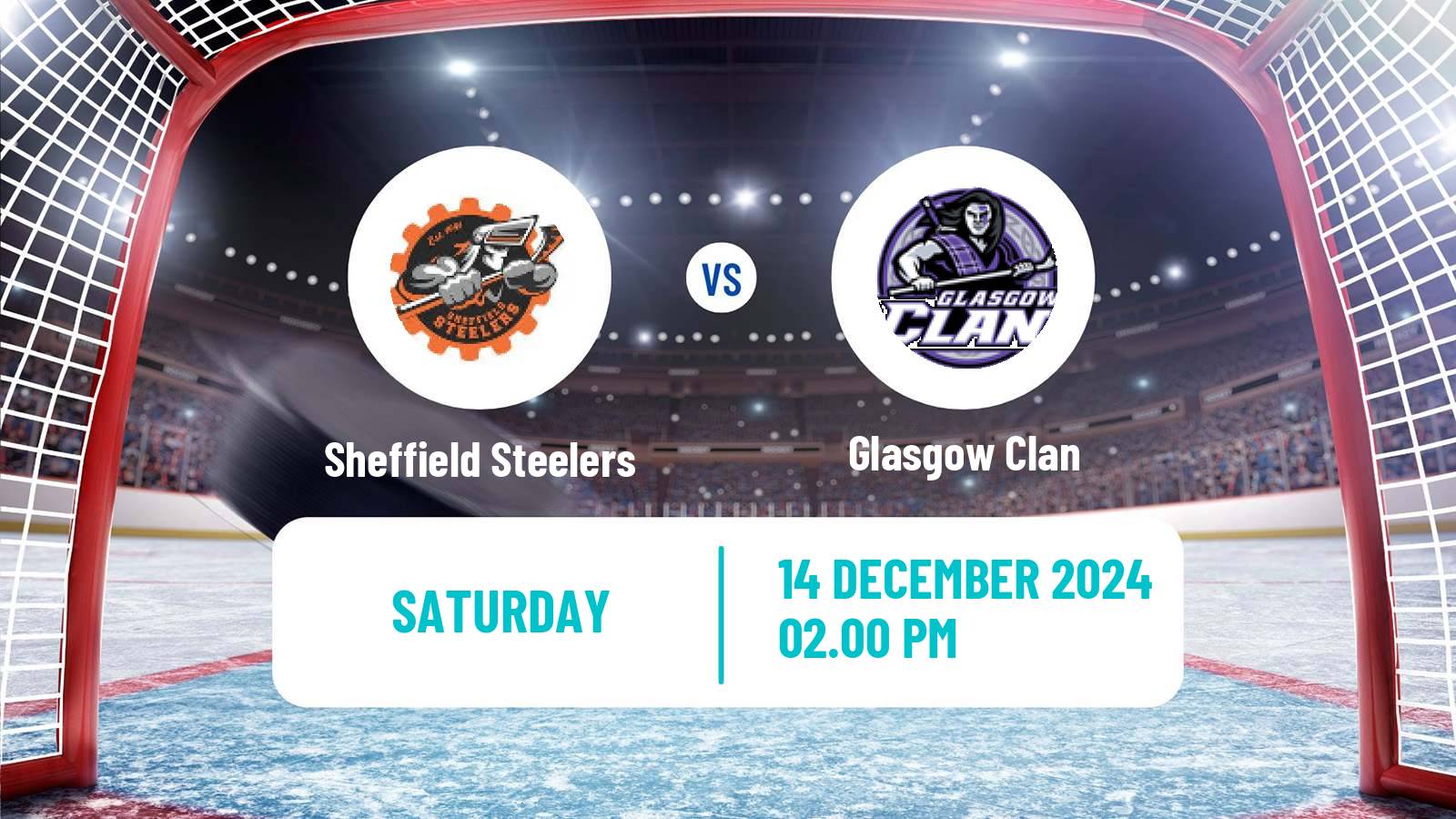 Hockey United Kingdom Elite League Sheffield Steelers - Glasgow Clan