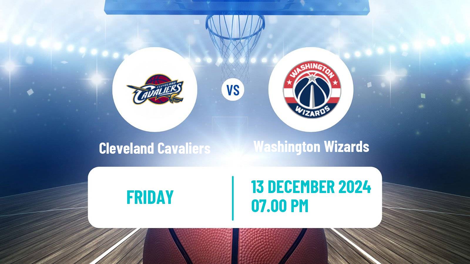 Basketball NBA Cleveland Cavaliers - Washington Wizards