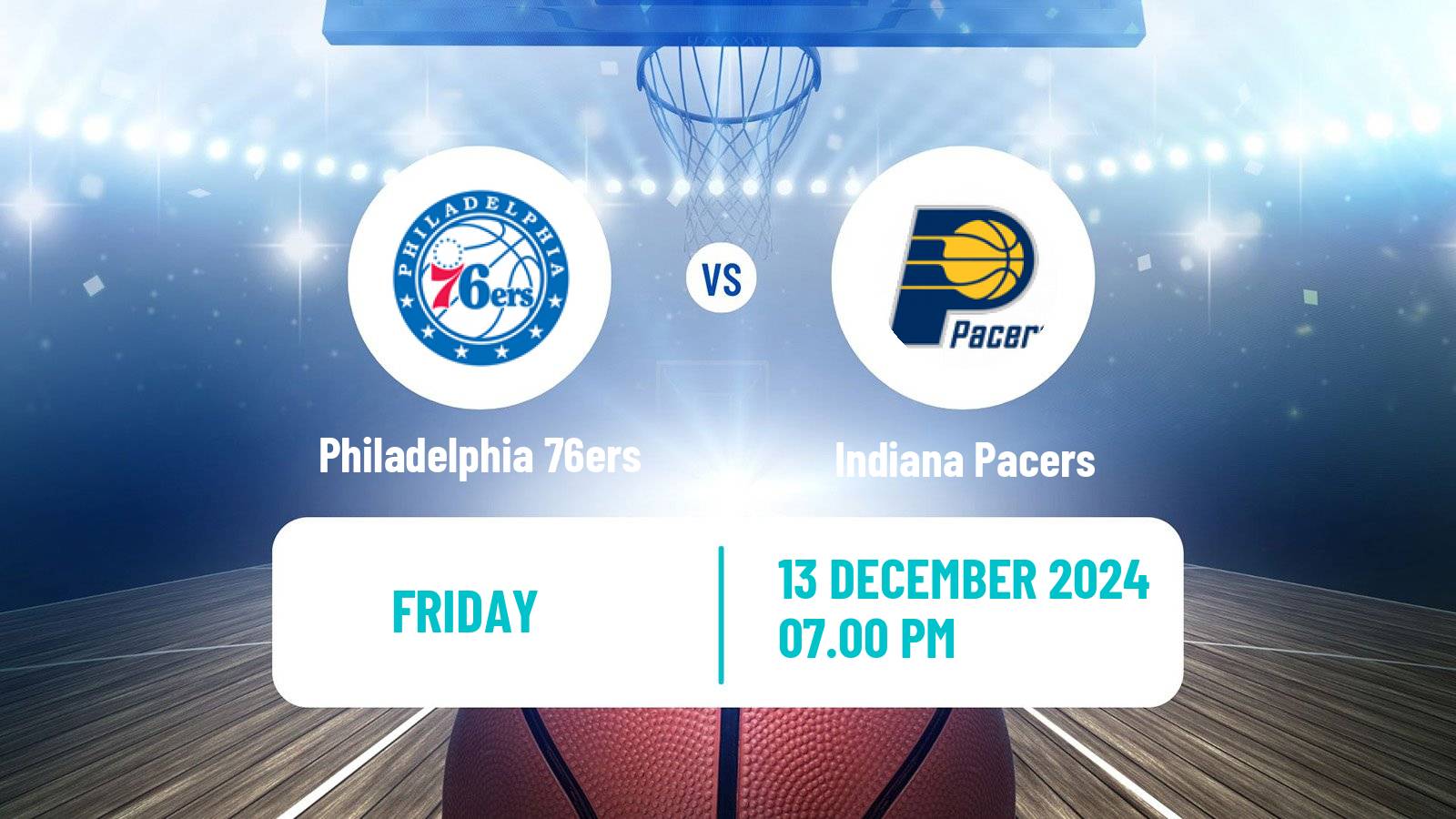 Basketball NBA Philadelphia 76ers - Indiana Pacers