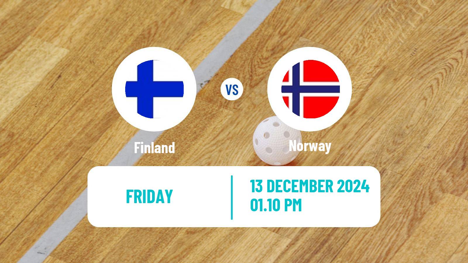 Floorball World Championship Floorball Finland - Norway