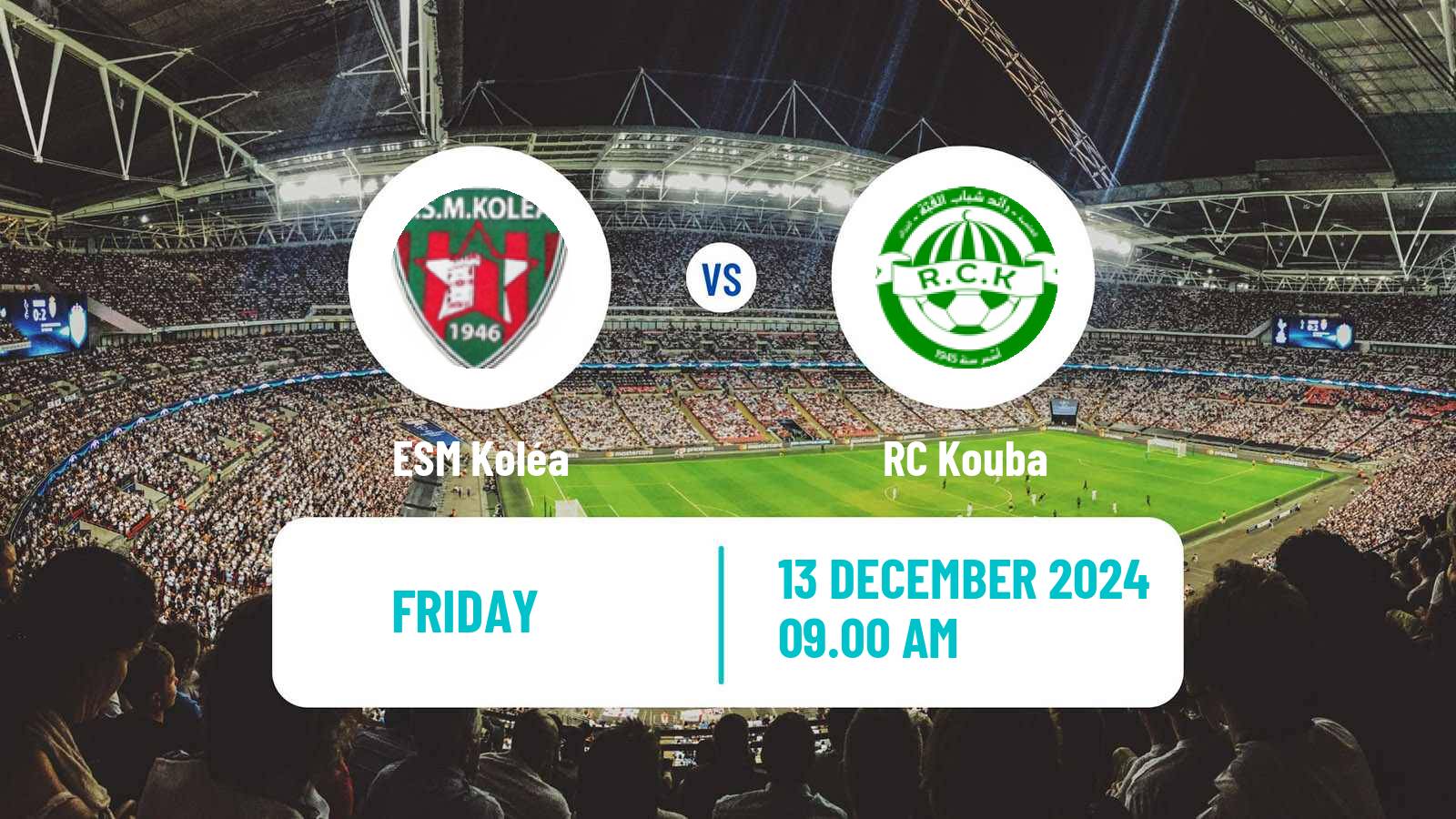 Soccer Algerian Ligue 2 Koléa - Kouba